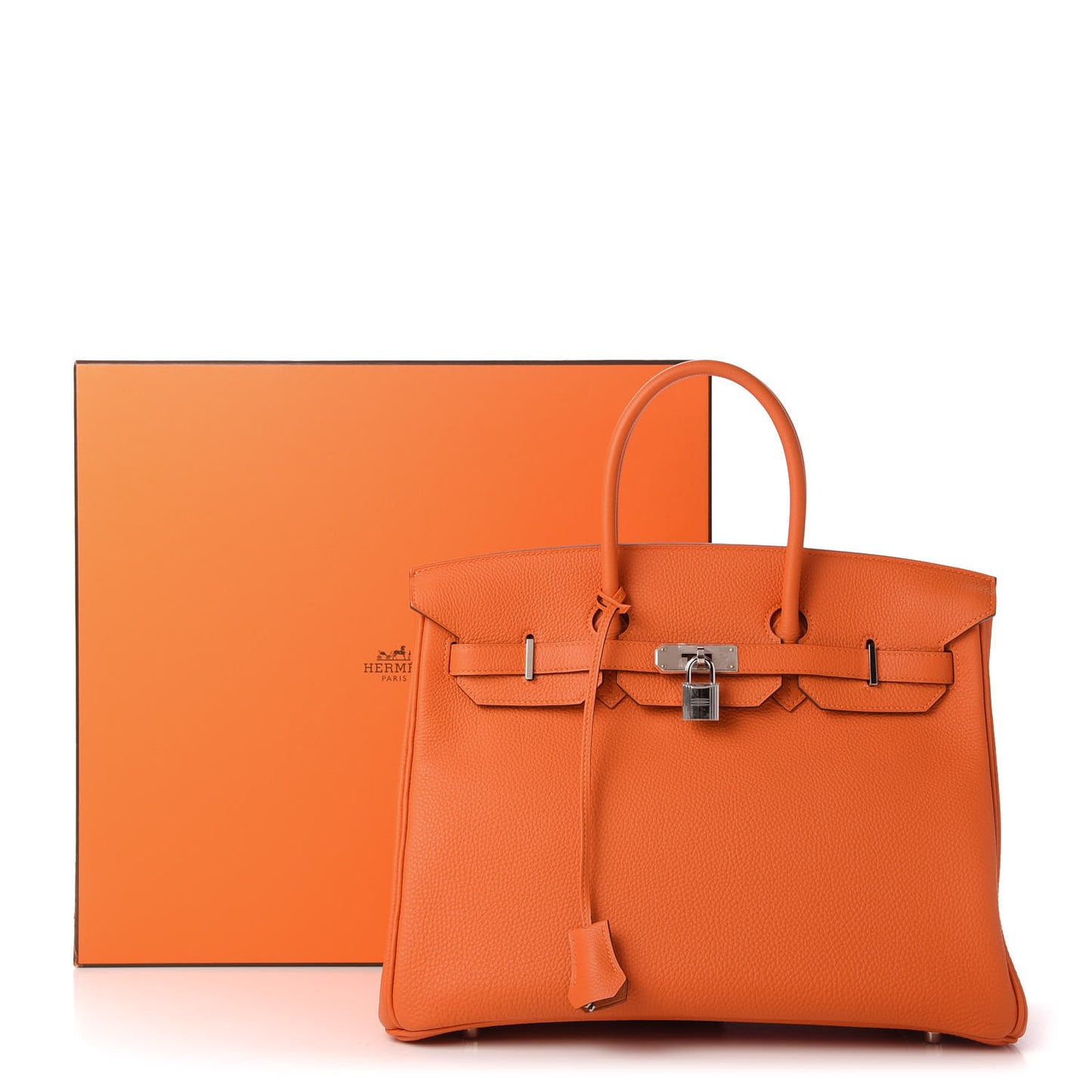 Togo Birkin 35 Orange