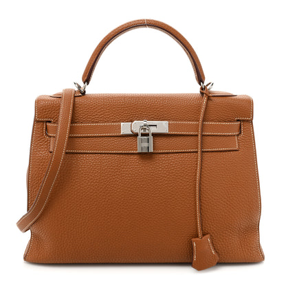 Hermes Togo Kelly Mou 32 Gold 1 of 19