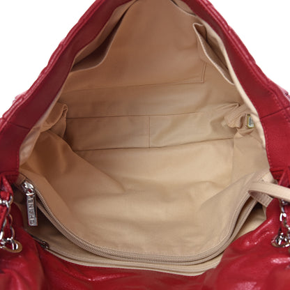 Chanel Glazed Caviar Quilted Stretch Spirit Messenger Bag Pink 5 of 10