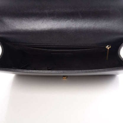 Chanel Metallic Lambskin Quilted New Medium Boy Flap Black 5 of 11