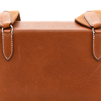 Hermes Barenia Faubourg Videpoches Fauve Gold 11 of 13