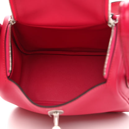 Hermes Matte Alligator Swift Mini Touch Lindy 20 Framboise 5 of 11