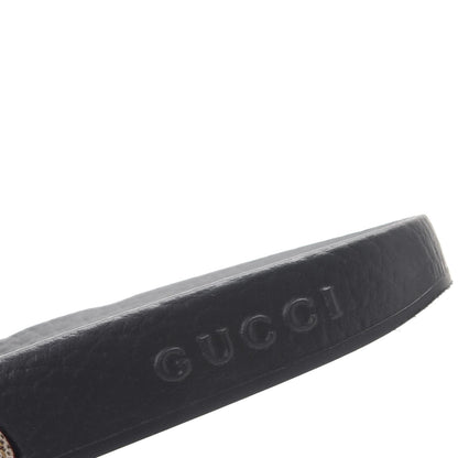 Gucci GG Supreme Monogram Tian Print Slide Sandals 35 36 Black Ebony Multicolor 11 of 19