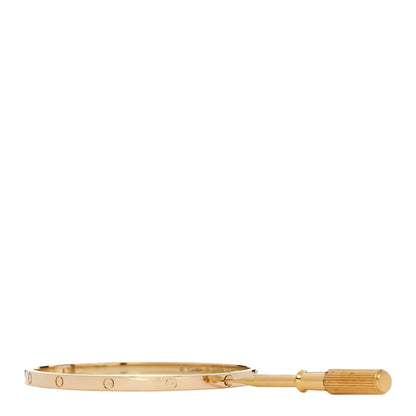 Cartier 18K Yellow Gold Small LOVE Bracelet 18 3 of 8