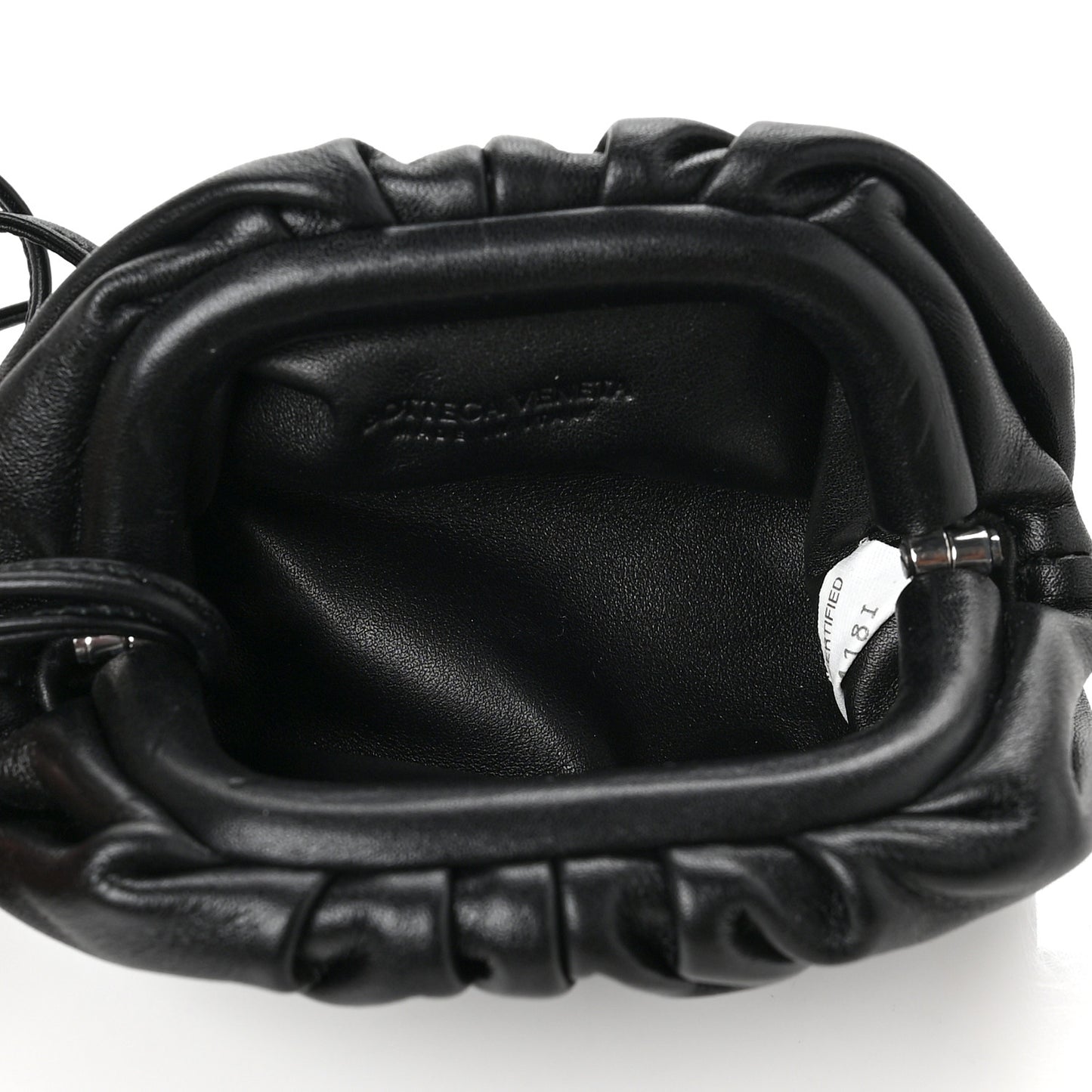 Butter Calfskin Coin Purse Black