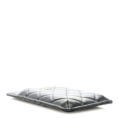 Chanel Caviar Quilted Classic Flat Wallet Pouch Black 4 of 7