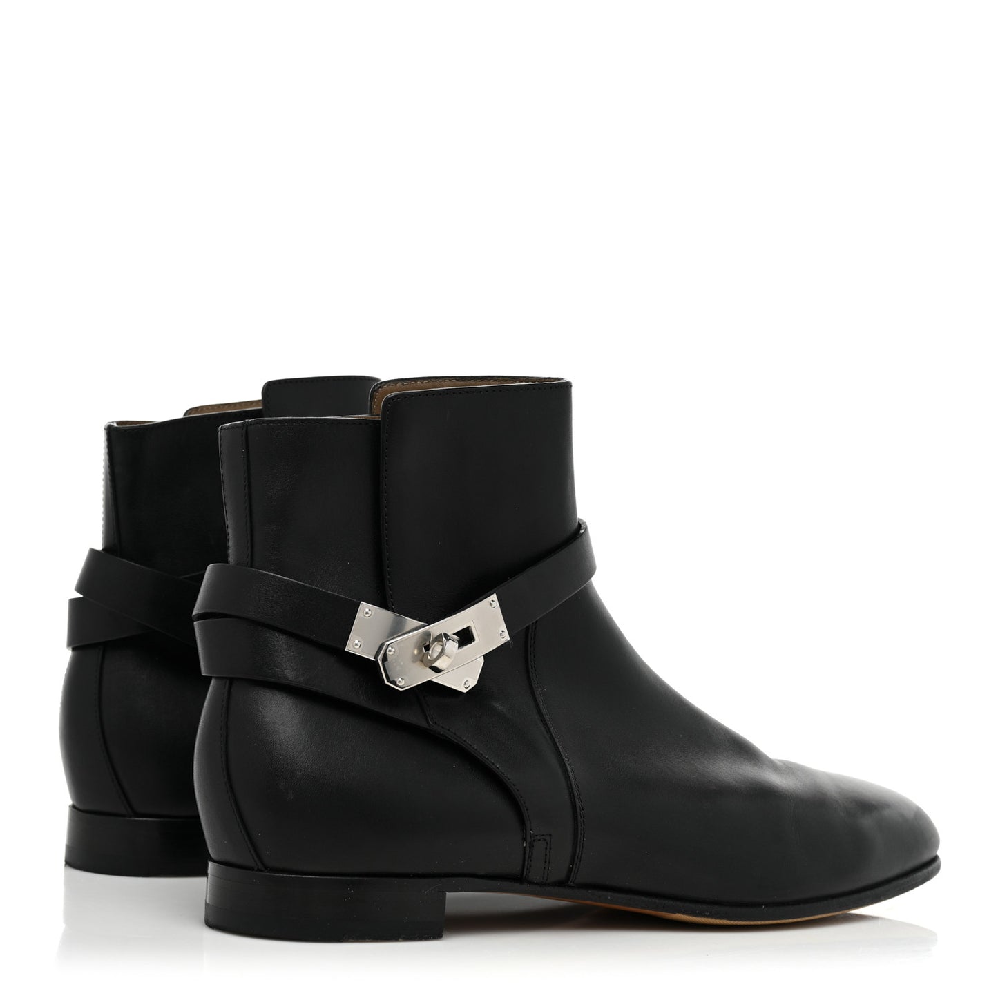 Calfskin Neo Ankle Boots 41 Black