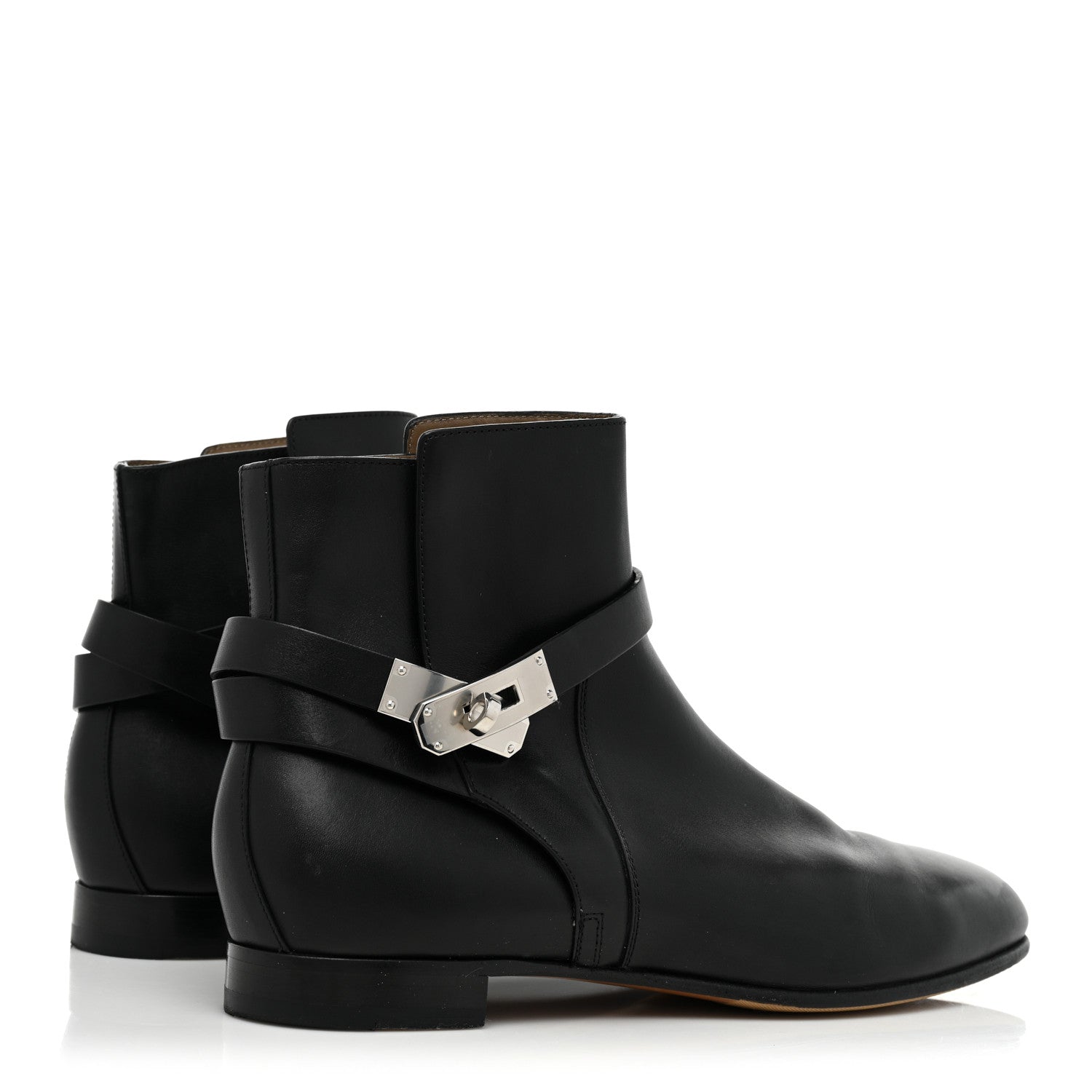 Hermes Calfskin Neo Ankle Boots 41 Black 4 of 13