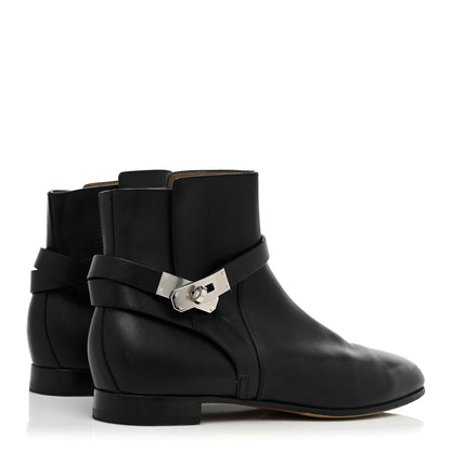 Hermes Calfskin Neo Ankle Boots 41 Black 4 of 13