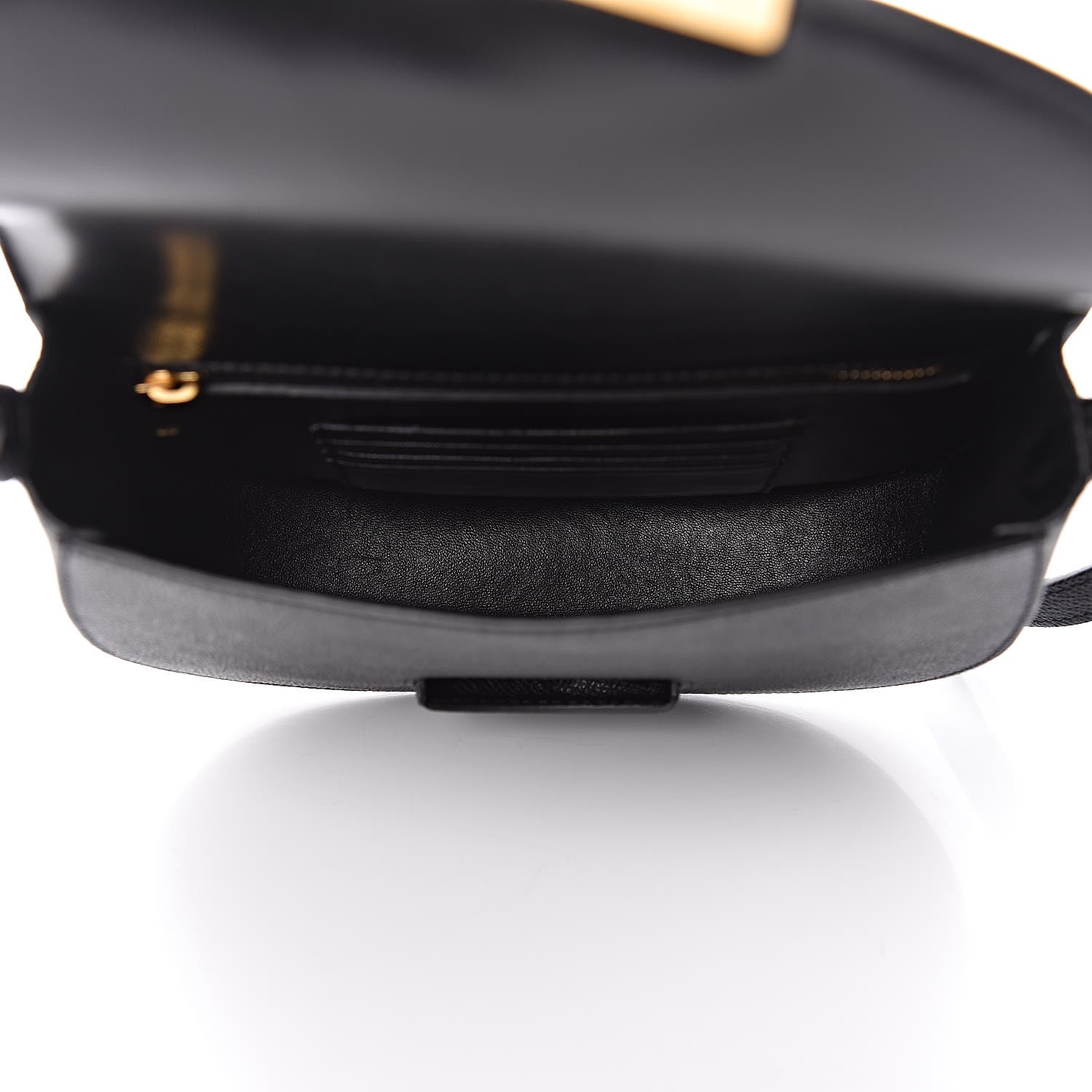 Celine Grained Calfskin Small Trotteur Black 5 of 9