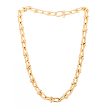 Tiffany 18K Rose Gold Medium HardWear Link Necklace 3 of 6