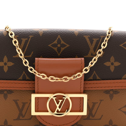 Louis Vuitton Reverse Monogram Dauphine Chain Wallet 7 of 9