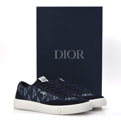 Christian Dior Canvas CD Diamond Mens B101 Low Top Sneakers 42 Navy 11 of 11