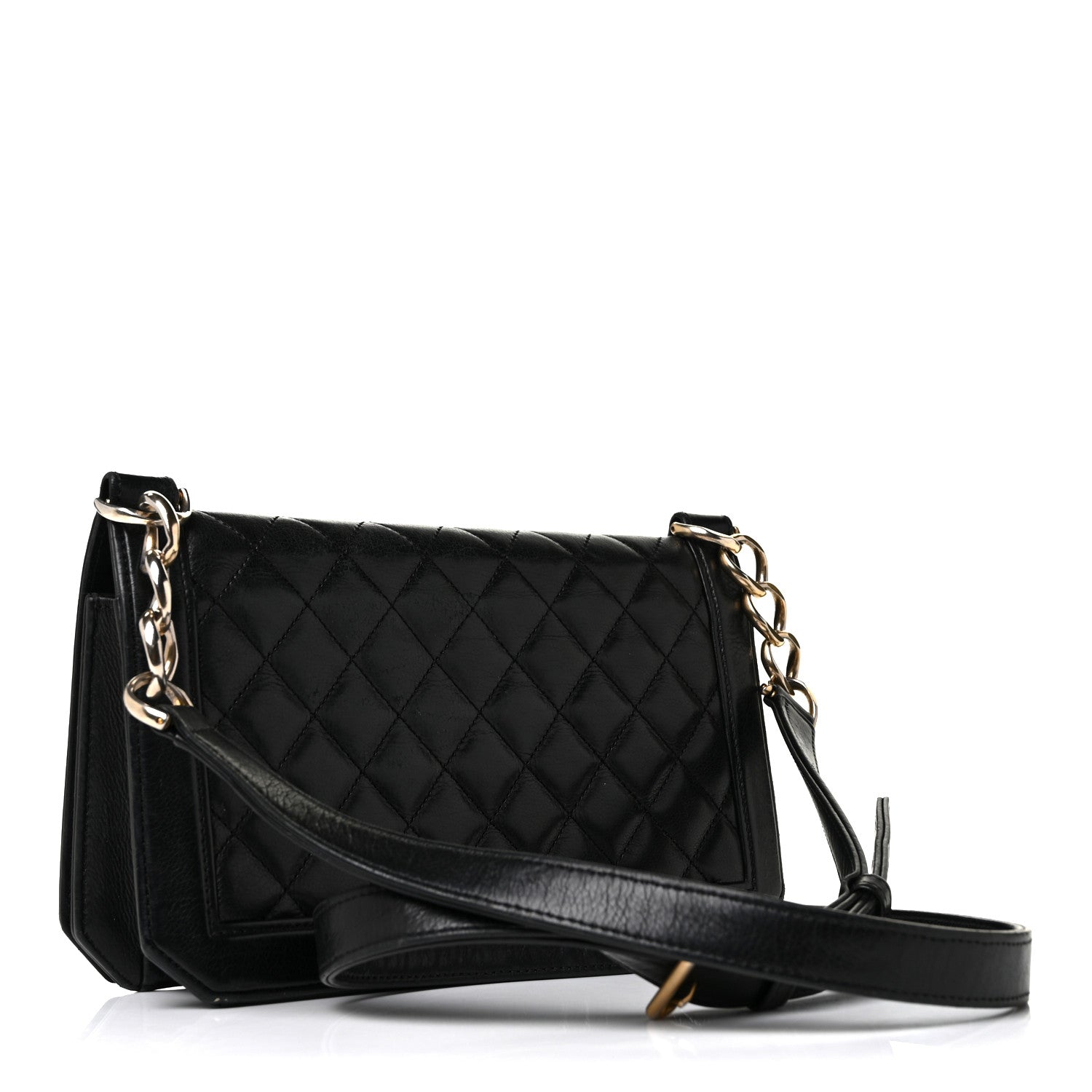 Chanel Grained Calfskin Quilted Medium Flap Black 3 of 10