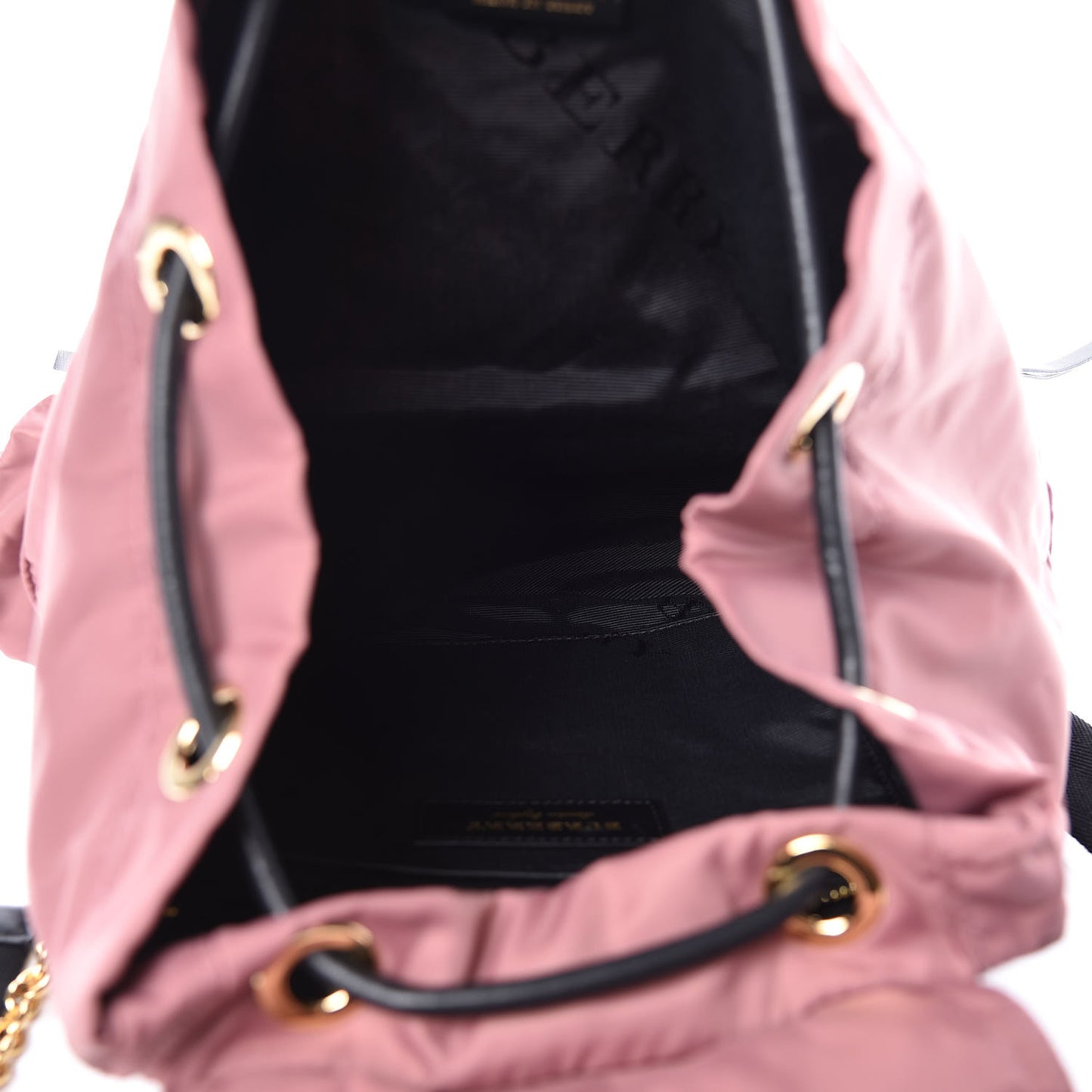 Nylon Medium Rucksack Backpack Mauve Pink