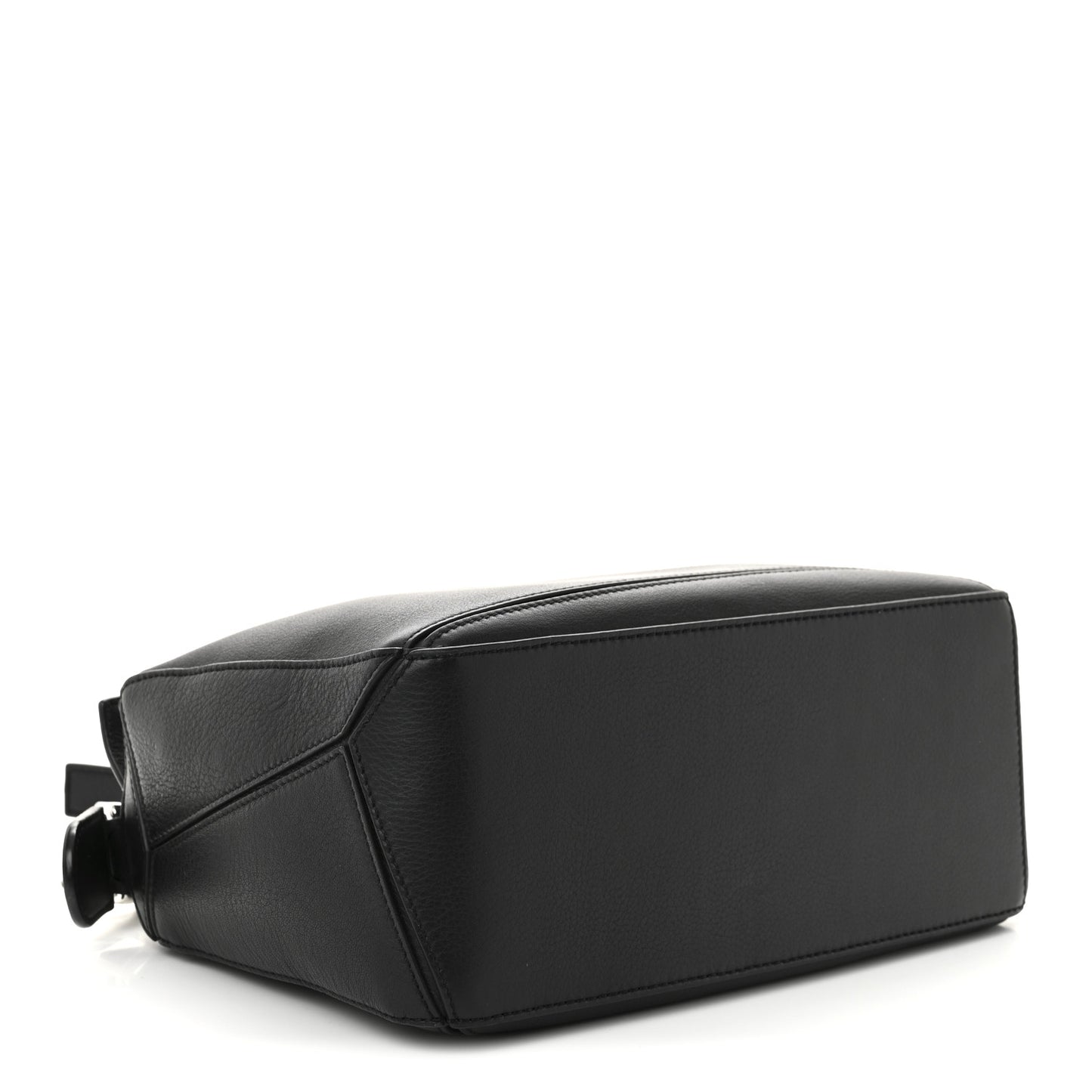 Calfskin Small Puzzle Bag Black