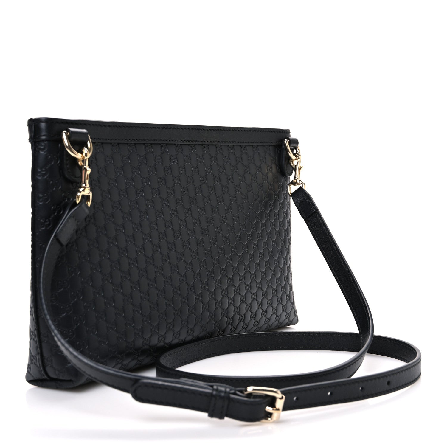 Gucci Microguccissima Flat Crossbody Black 3 of 10