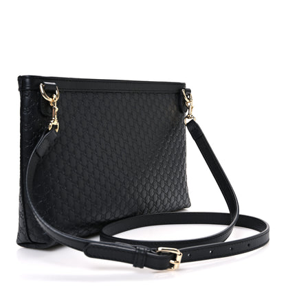 Gucci Microguccissima Flat Crossbody Black 3 of 10