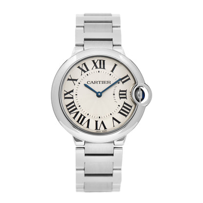 Cartier Stainless Steel 36mm Ballon Bleu De Cartier Quartz Watch 1 of 5