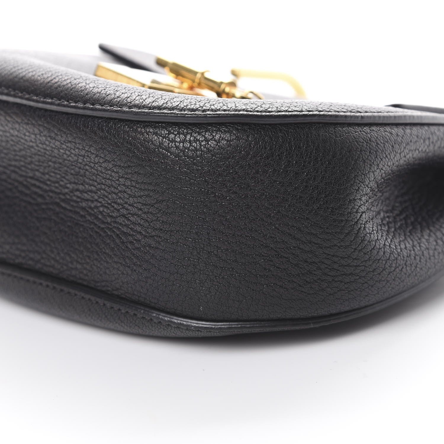 Chloe Grained Lambskin Mini Drew Shoulder Bag Black 9 of 9
