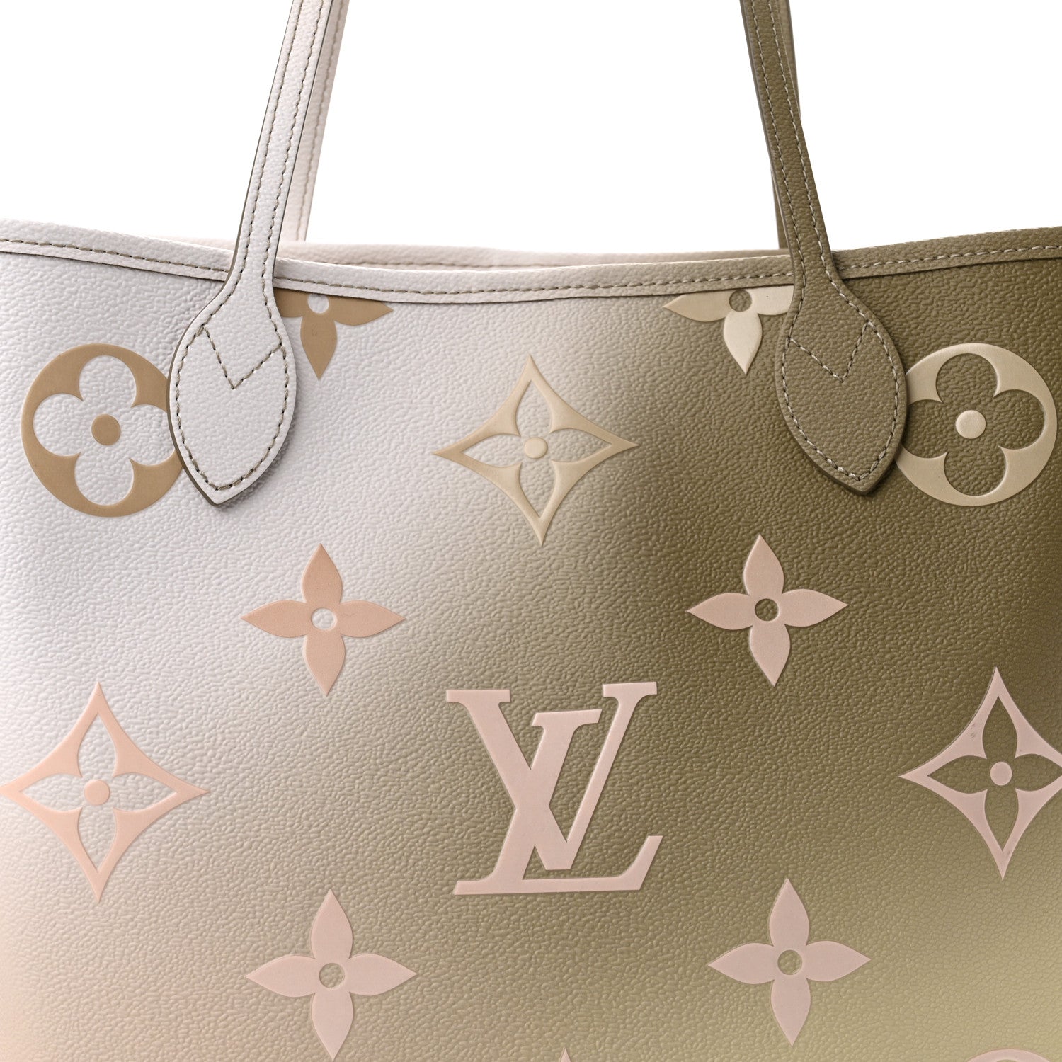 Louis Vuitton Monogram Giant Spring In The City Neverfull MM Sunset Kaki 8 of 10