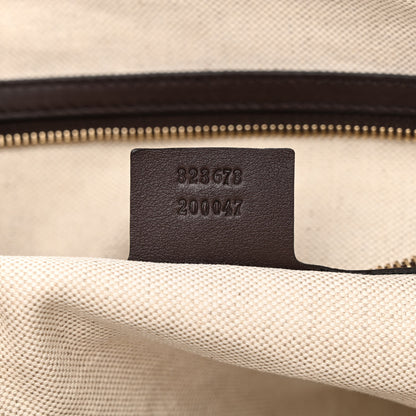 Gucci Guccissima Medium Bree Shoulder Bag Chocolate 7 of 10