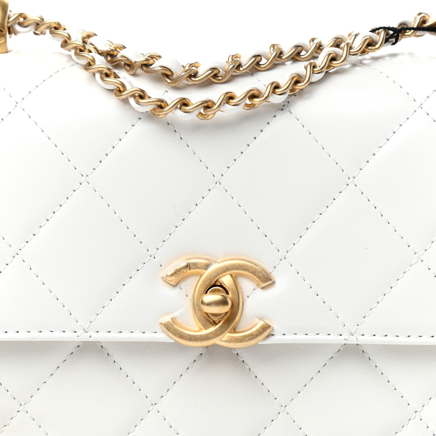 Chanel Calfskin Quilted Mini Perfect Fit Flap White 11 of 12