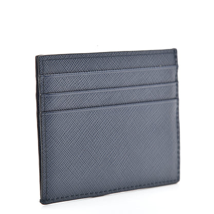 Prada Saffiano Card Holder Baltico 3 of 8