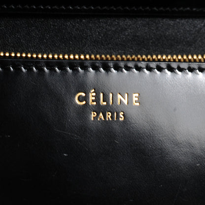 Celine Spazzolato Medium Box Shoulder Bag Black 6 of 8