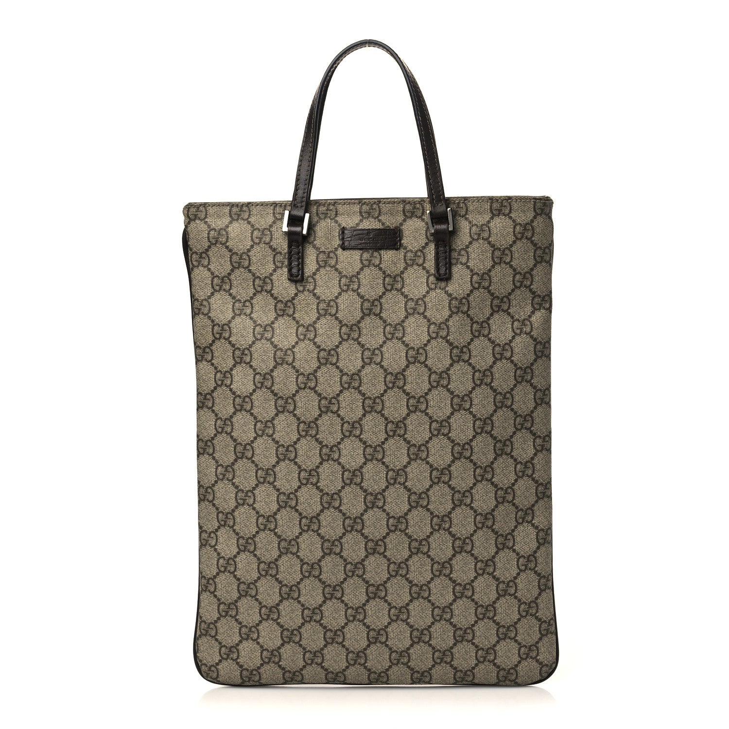 Gucci GG Plus Monogram Flat Vertical Tote Dark Brown 1 of 5