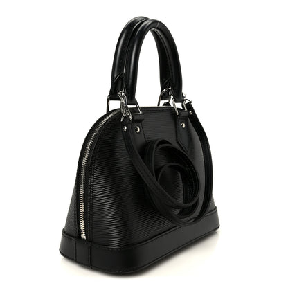 Louis Vuitton Epi Alma BB Black 3 of 11