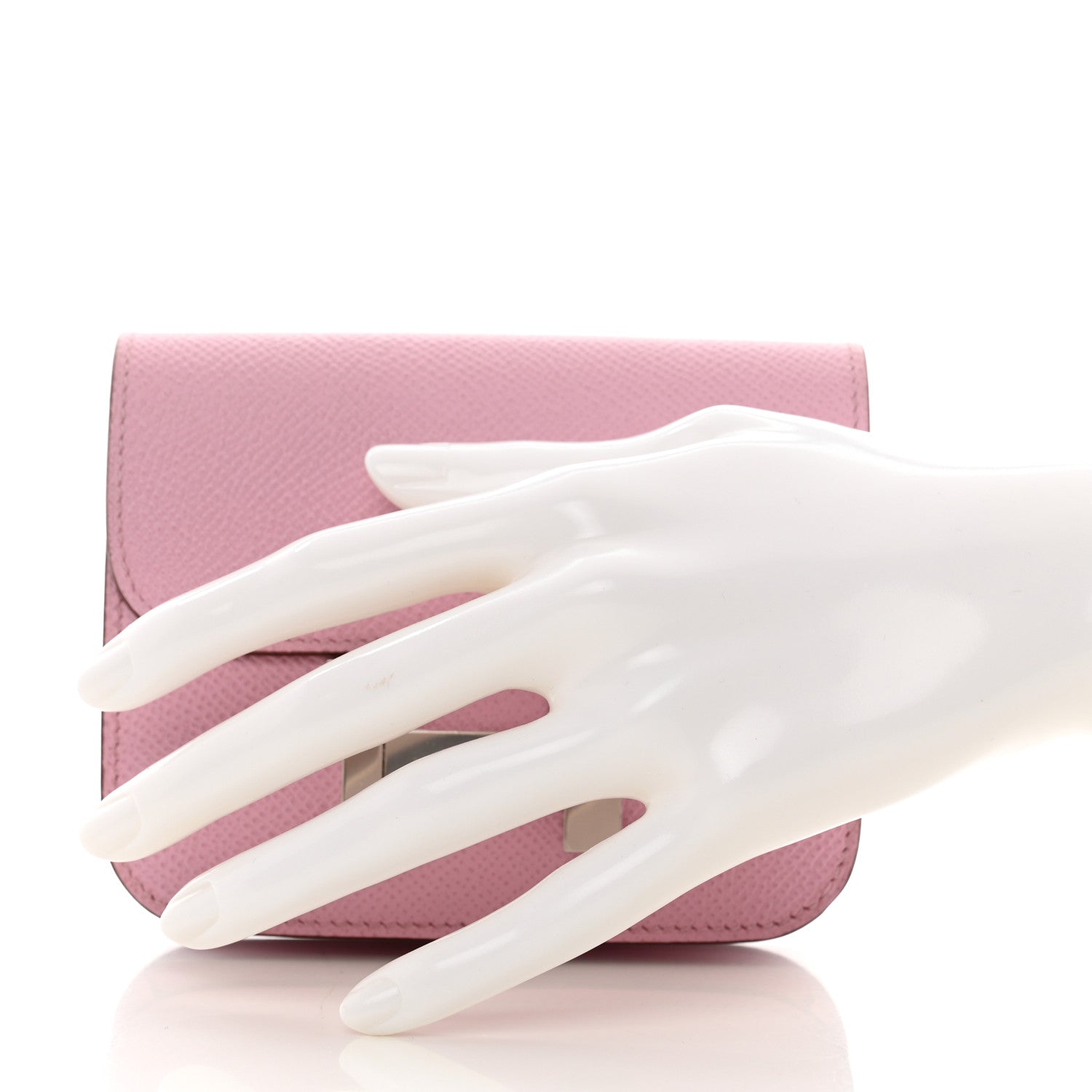 Hermes Epsom Constance Slim Wallet Mauve Sylvestre 3 of 10