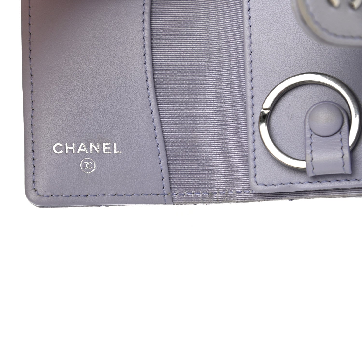 Chanel Caviar Quilted Classic 4 Key Holder Wallet Light Purple 7 of 12