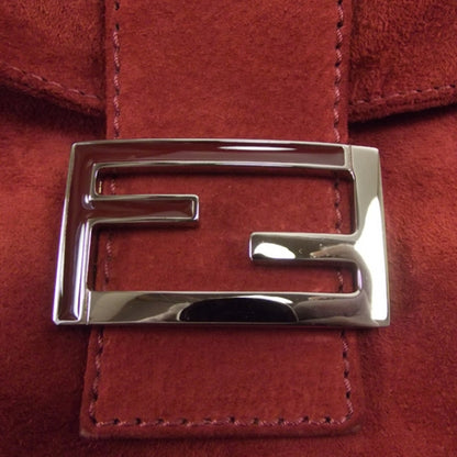 Fendi Suede Baguette Red 14 of 14