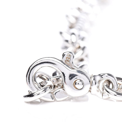 David Yurman Sterling Silver 18K Yellow Gold Diamond Smoky Quartz 14mm Albion Figaro Chain Pendant Necklace 6 of 6
