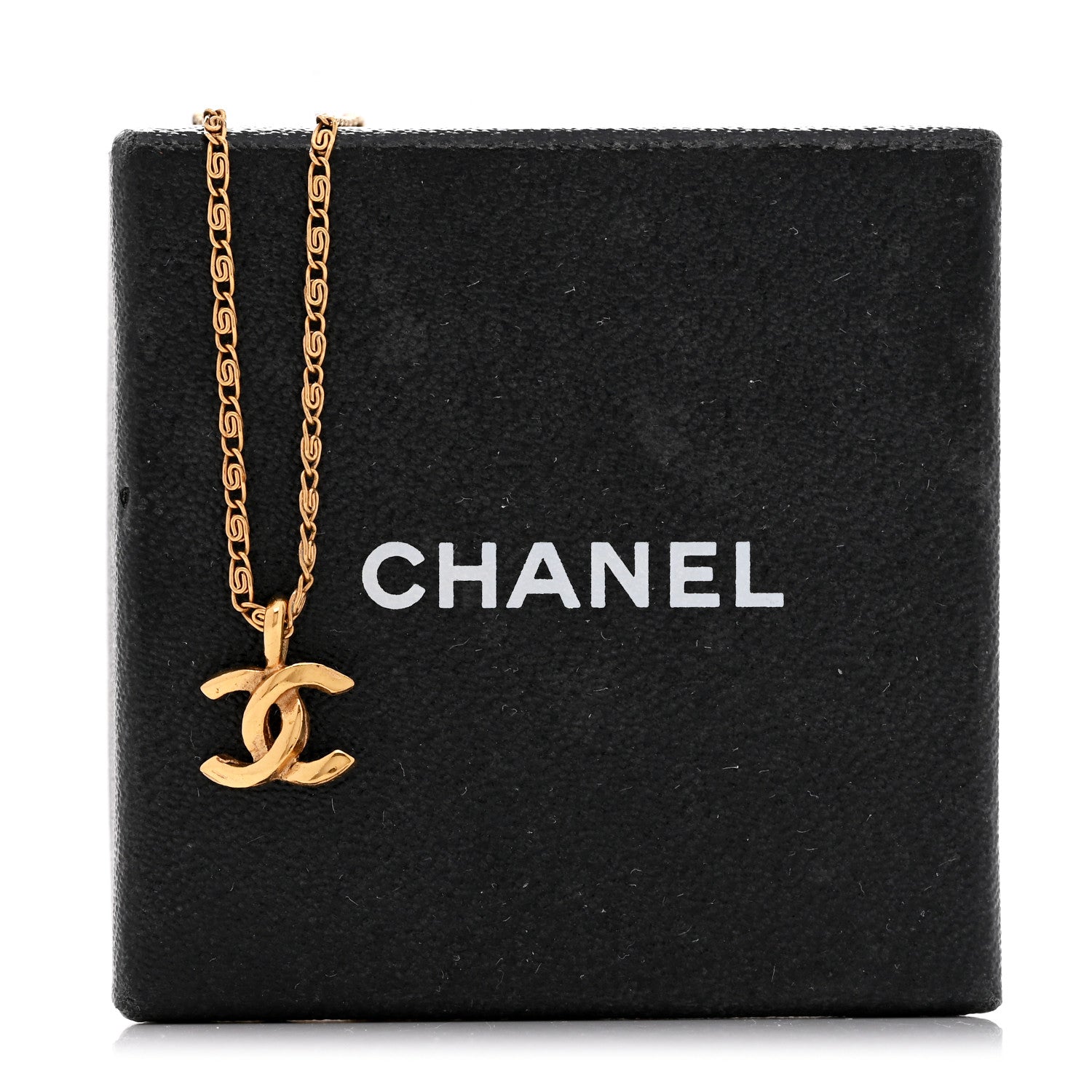Chanel Metal CC Necklace Gold 8 of 8