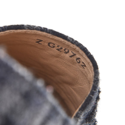 Chanel Flannel Espadrilles 35 Grey Black 9 of 11