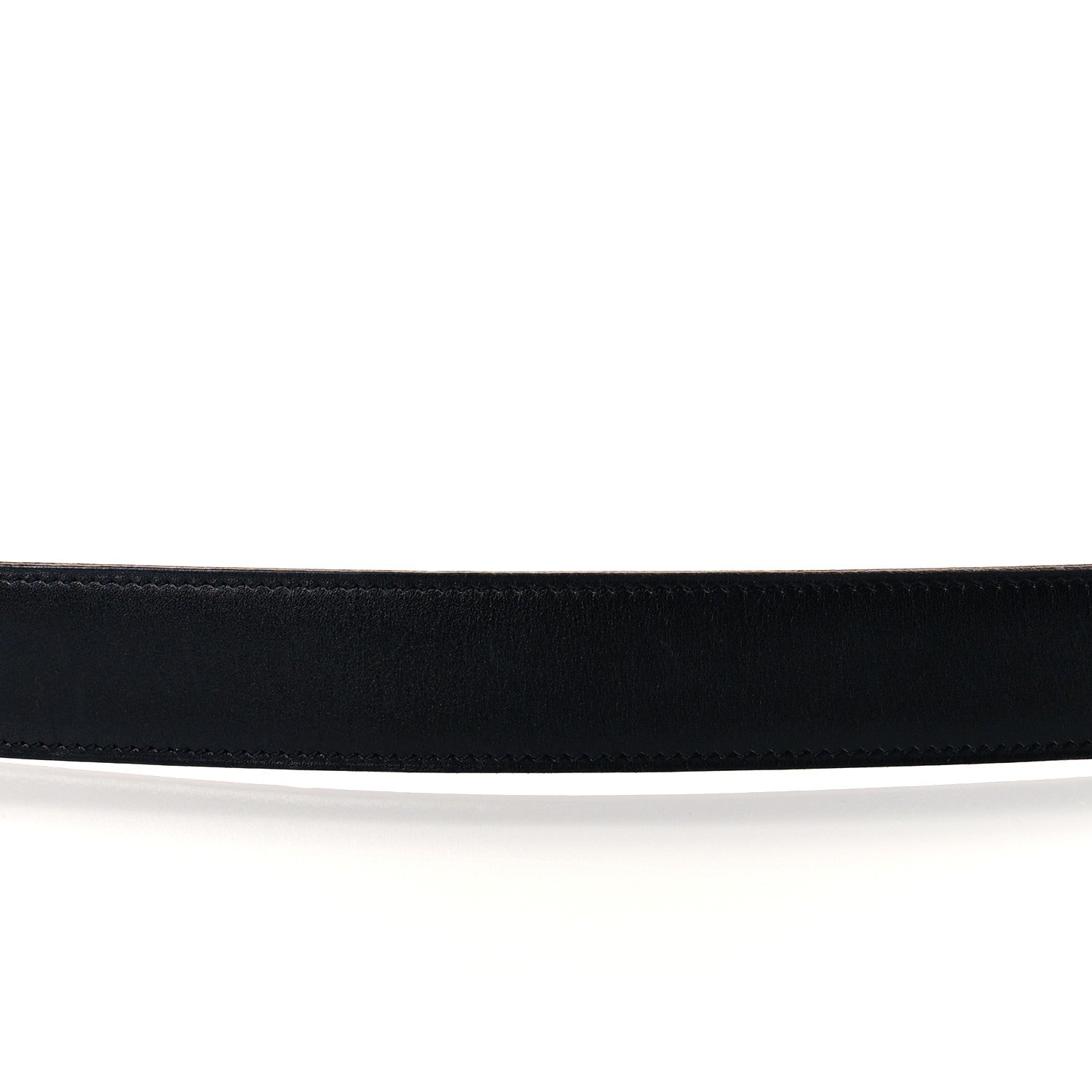 Hermes Box Chamonix 32mm H Belt 90 Black Gold 7 of 12