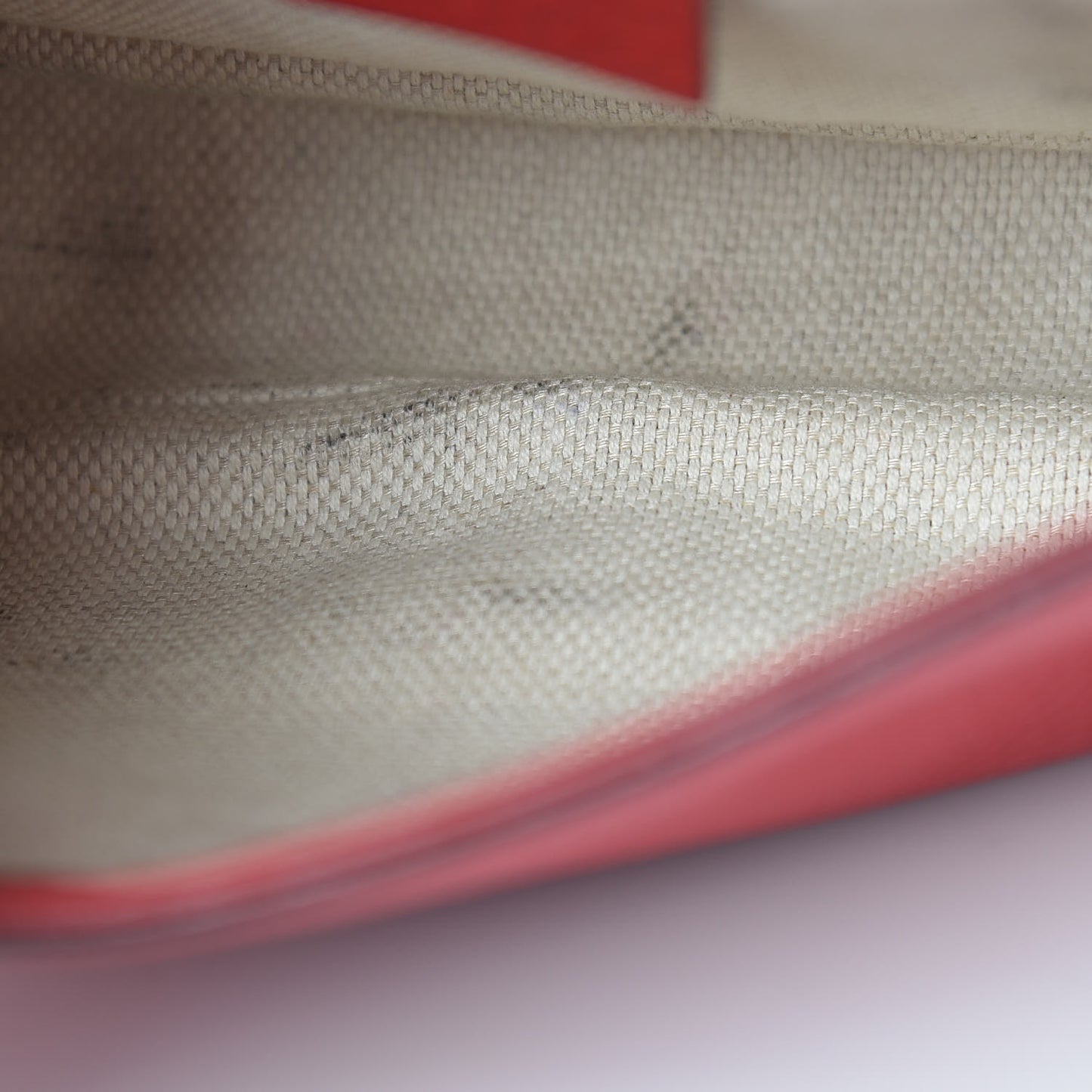 Pebbled Calfskin Small Soho Flap Crossbody Red
