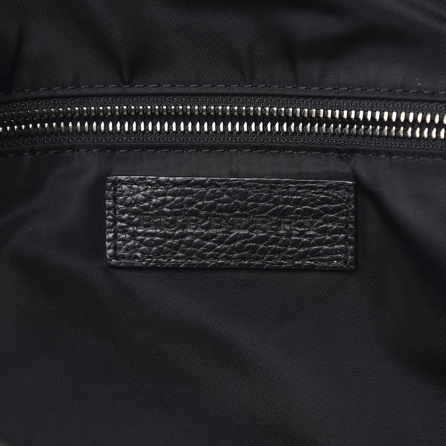 Burberry Nylon Calfskin Tote Black 6 of 13