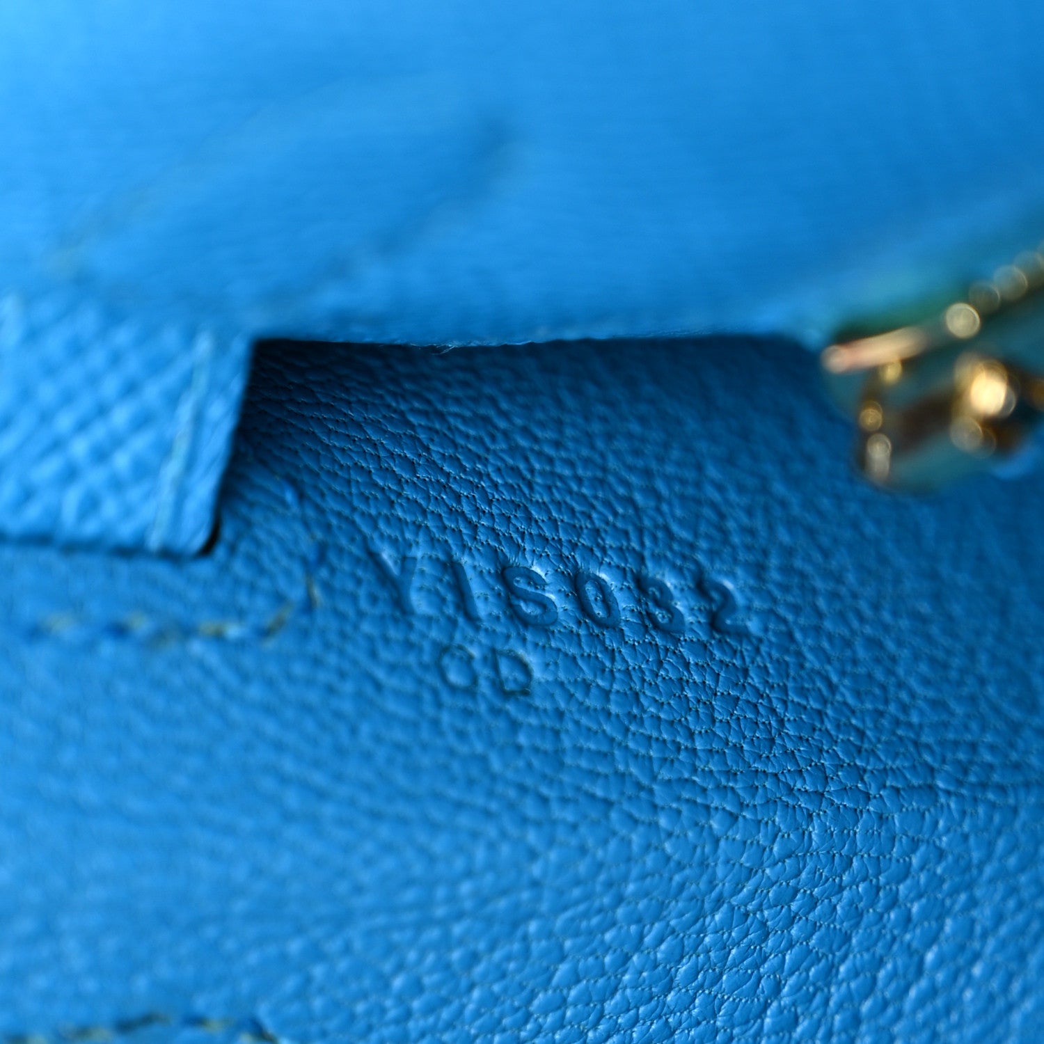 Hermes Epsom Kelly Sellier 25 Bleu Frida 7 of 10