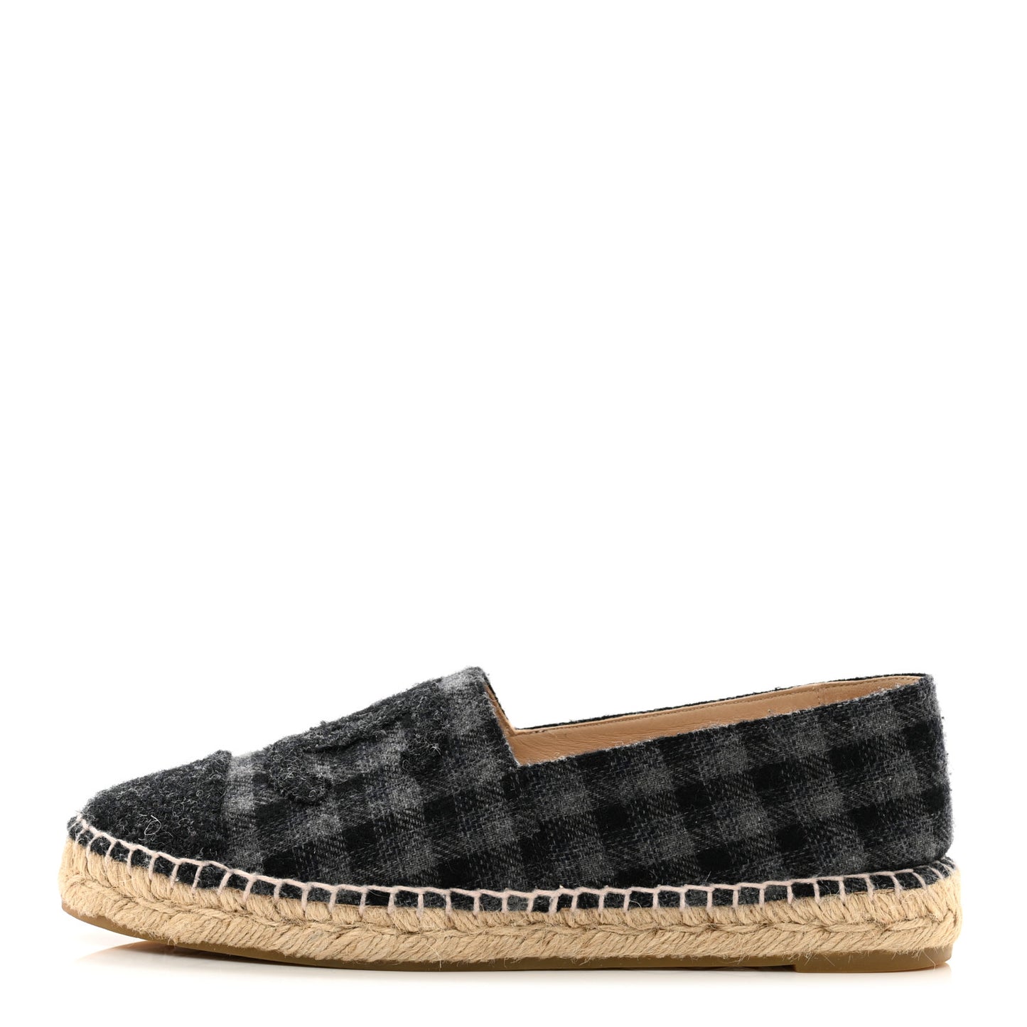 Flannel CC Espadrilles 38 Dark Grey Black