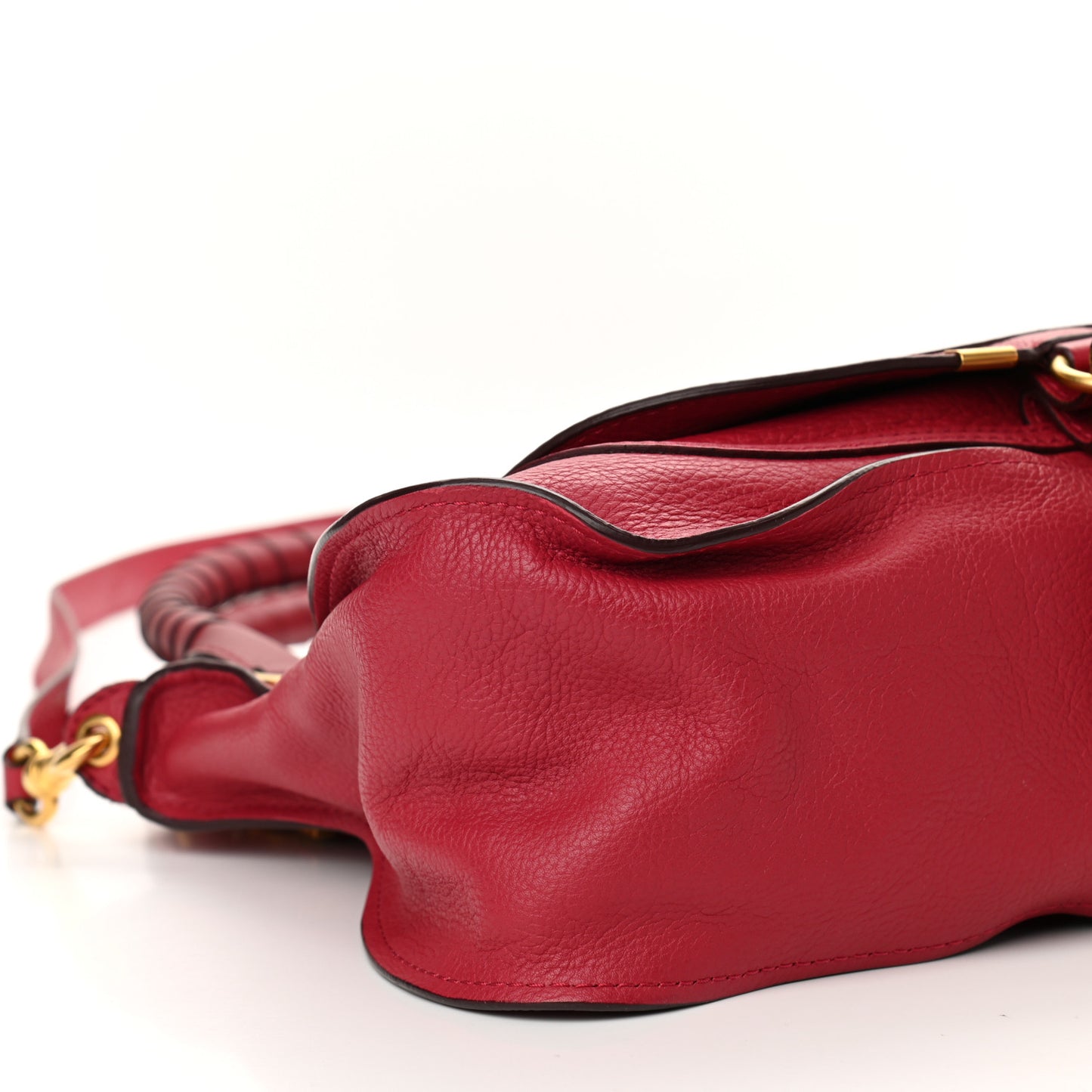 Calfskin Medium Marcie Satchel Acerola