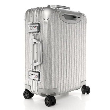 Christian Dior X RIMOWA Aluminum Gradient Cabin Luggage Silver 2 of 12