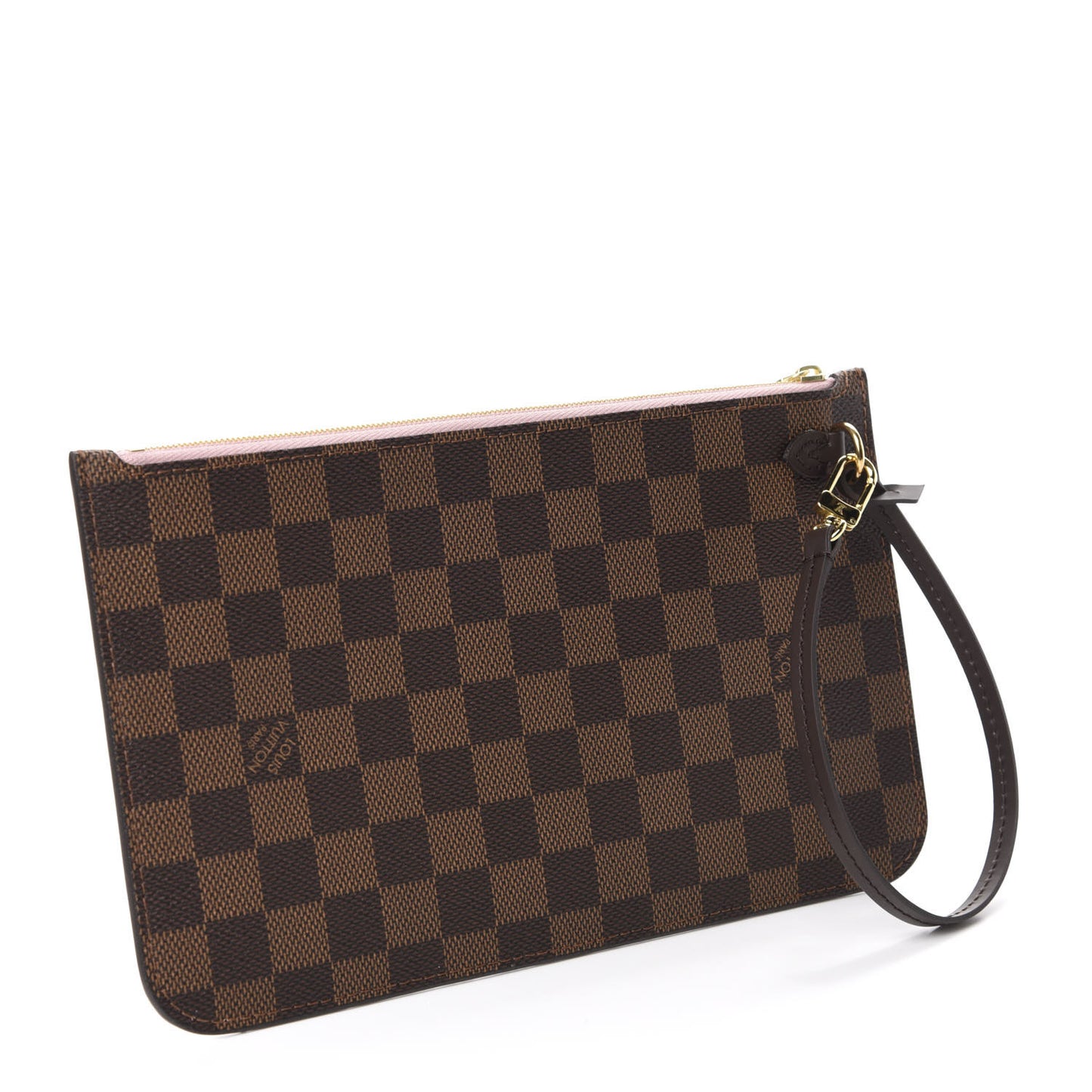 Damier Ebene Neverfull MM GM Pochette Rose Ballerine