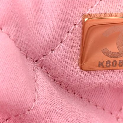 Chanel Shiny Calfskin Quilted Chanel 22 Pink 8 of 12