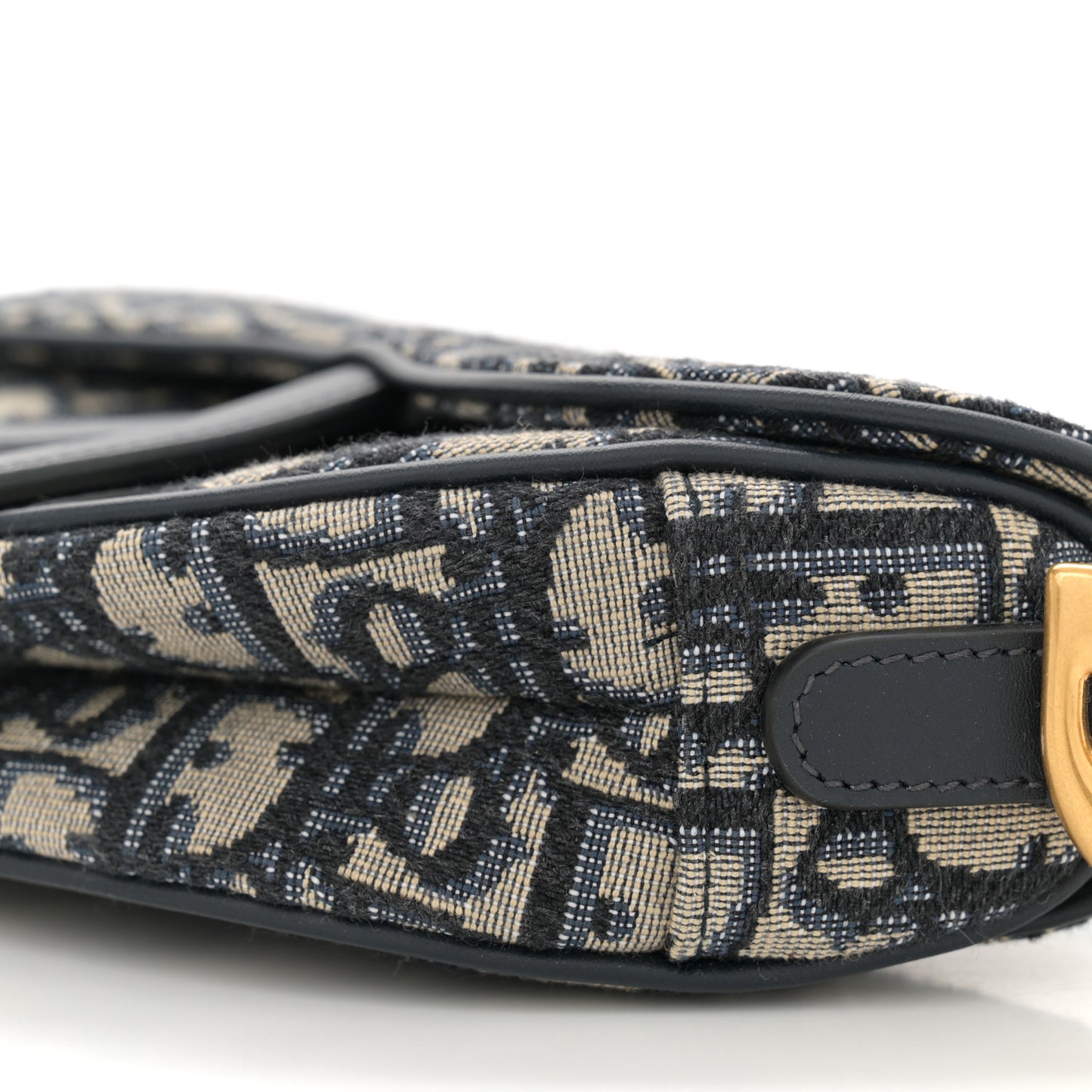 Oblique Mini Saddle Bag Blue