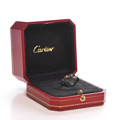 Cartier 18K Pink Gold 3.5mm LOVE Wedding Band Ring 58 8.25 5 of 5