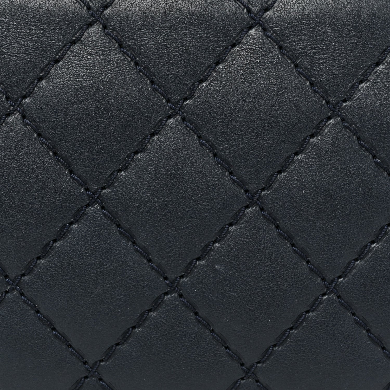 Chanel Calfskin Double Stitch Large Boy Flap Navy Blue 18 of 19
