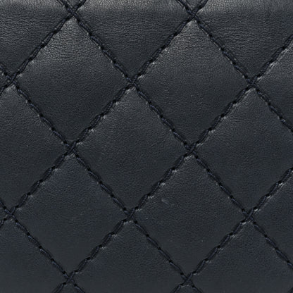 Chanel Calfskin Double Stitch Large Boy Flap Navy Blue 18 of 19
